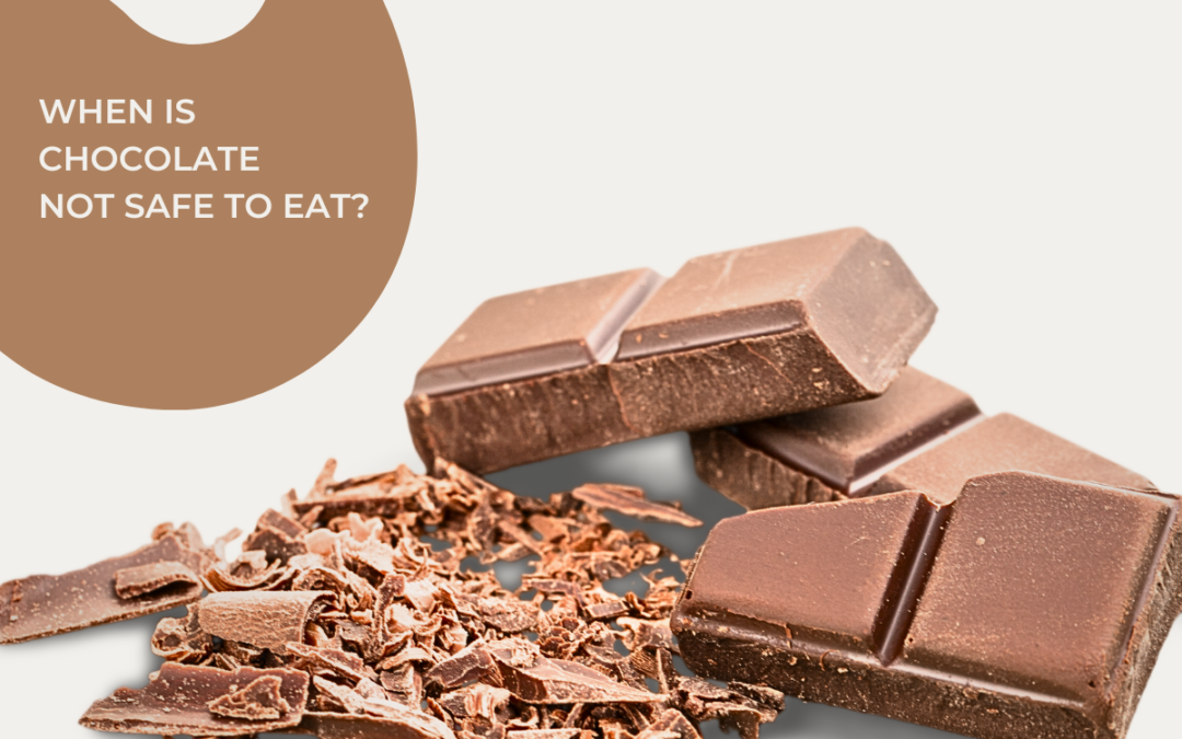 When is chocolate not safe to eat?