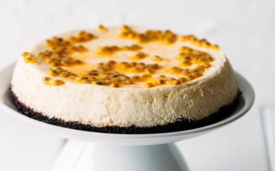 Dark chocolate & Passion fruit cheesecake recipe