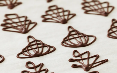 How to make pipe chocolate decorations